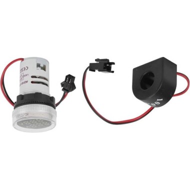 Mavi AC50-500V 0-100A 0-100Hz 22mm AD16-22AVHz Kare Kapaklı LED Voltmetre Ampermetre Hertz Metre - 2