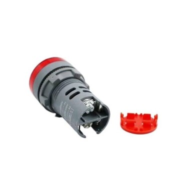 Mavi AC60-500V 22mm AD16-22DSV Küçük Displayli LED Voltmetre - 4
