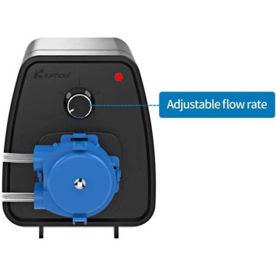 Mavi NKP-DA-B06B 24V Minyatür Peristaltik Sıvı Pompası BPT Tüplü Tüp Boyutu 2mm ID X 4mm OD Minimum akış 40ML/Min - 3
