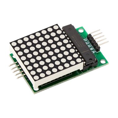 MAX7219 8x8 Dot Matrix Led Modülü Kırmızı - 7