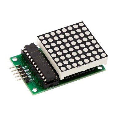 MAX7219 8x8 Dot Matrix Led Modülü Kırmızı - 4