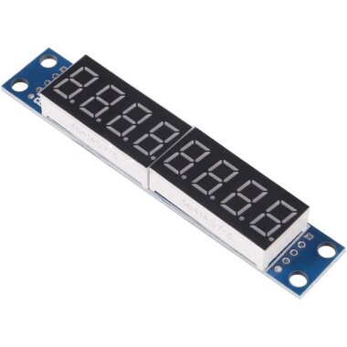 MAX7219 LED Modülü 8 Dijit Dijital Displayli LED Kırmızı - 8