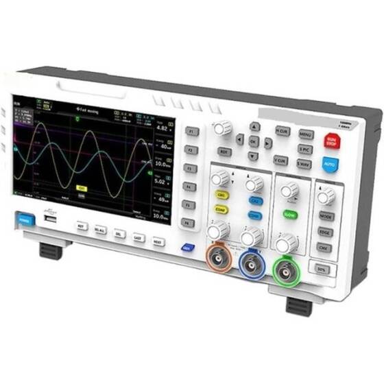 MCH DS-2300CA 300MHz Renkli Ekran 1GSa/s Örnekleme 2 Kanallı Dijital Osiloskop EU Fişli - 1