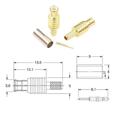 MCX-J-1.5 Erkek Konnektör - 2