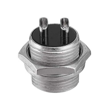 Mike Konnektör 2 Pin 16mm - Erkek - 2