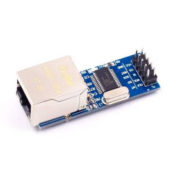 Mini ENC28J60 Ethernet LAN Modülü SPI - 2