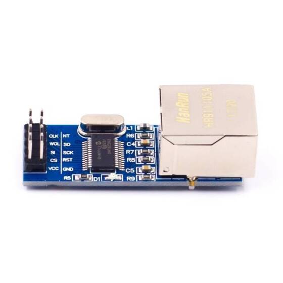 Mini ENC28J60 Ethernet LAN Modülü SPI - 4