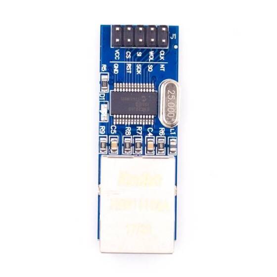 Mini ENC28J60 Ethernet LAN Modülü SPI - 6