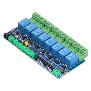 Modbus-RTU 12V 8 Kanal Röle Modülü - Görsu Elektronik