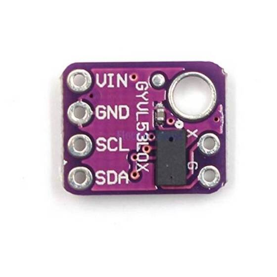 Mor GY-530 VL53L0X Uçuş Süresi ToF Lazer Mesafe Sensörü Modülü - Lehimsiz - 3