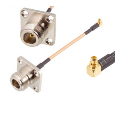 N-KF - MMCX-JW RG316 Dönüştürücü Kablo - 10cm - Görsu Elektronik