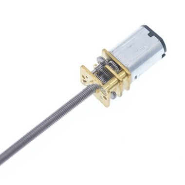 N20-M3 X 55 3V 100RPM Kaba ve Uzun Redüktörlü Motor N20 Vida Dişli Motor Minyatür Dişli Motor - 4