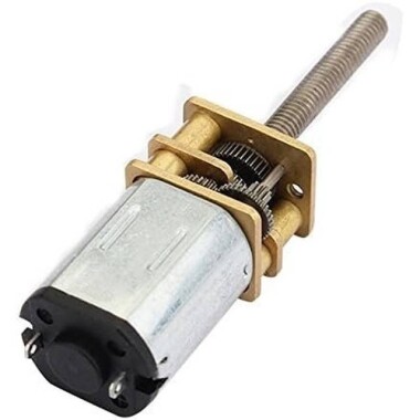 N20-M3 X 55 6V 60RPM Kaba ve Uzun Redüktörlü Motor N20 Vidalı Dişli Motor Minyatür Dişli Motor - 4