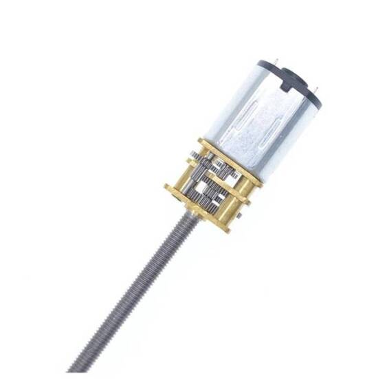 N20-M4 X 55 3V 150RPM Kaba ve Uzun Redüktörlü Motor N20 Vidalı Dişli Motor Minyatür Dişli Motor - 5