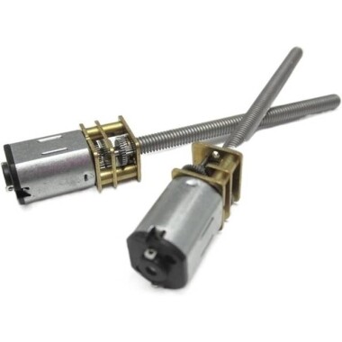 N20-M4 X 55 6V 40RPM Kaba ve Uzun Redüktörlü Motor N20 Vida Dişli Motor Minyatür Dişli Motor - 2