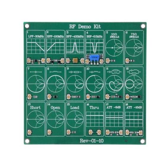 NanoVNA RF Test Cihazı Kartı Filtre Zayıflatıcı - RF Demo Kiti - 2