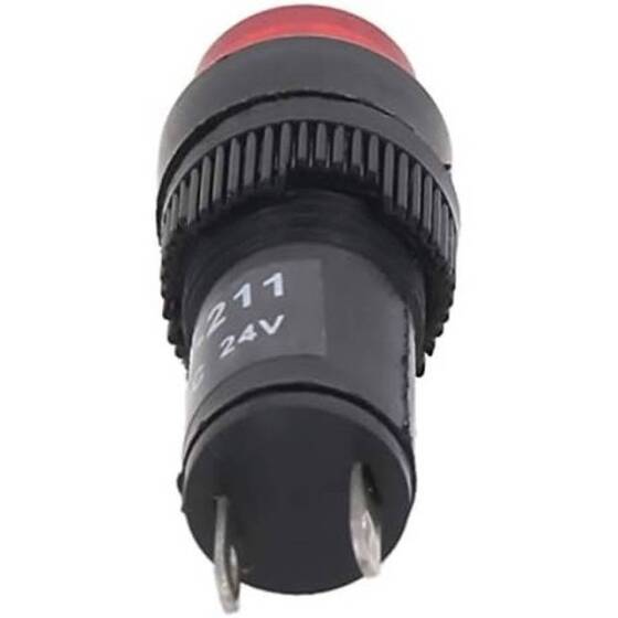 NXD-211 24V Kırmızı Küçük LED Sinyal Led - Sinyal Lambası - 5
