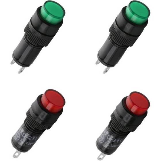 NXD-211 36V Yeşil Küçük LED Sinyal Led - Sinyal Lambası - 5