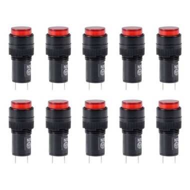 NXD-212 24V Kırmızı Küçük LED Sinyal Led - Sinyal Lambası - 1