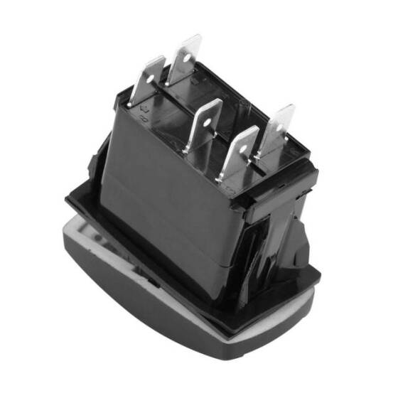 ON-OFF Mavi Işıklı Anahtar 5 Pin 12V-24V - Battery Power - 2