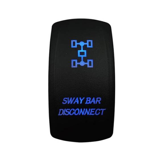 ON-OFF Mavi Işıklı Anahtar 5 Pin 12V-24V - Sway Bar Disconnect - 2