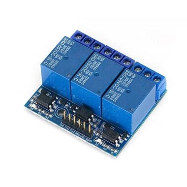 Optocoupler İzolasyonlu 12V 3 Kanallı Yüksek Seviye Tetikleme Röle Modülü - 5