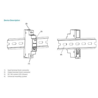 Orijinal Delta DRC-5V10W1AZ Kalıplı Kutu Yalıtımlı Kılavuz Rayı Anahtarlama Güç Kaynağı - 3