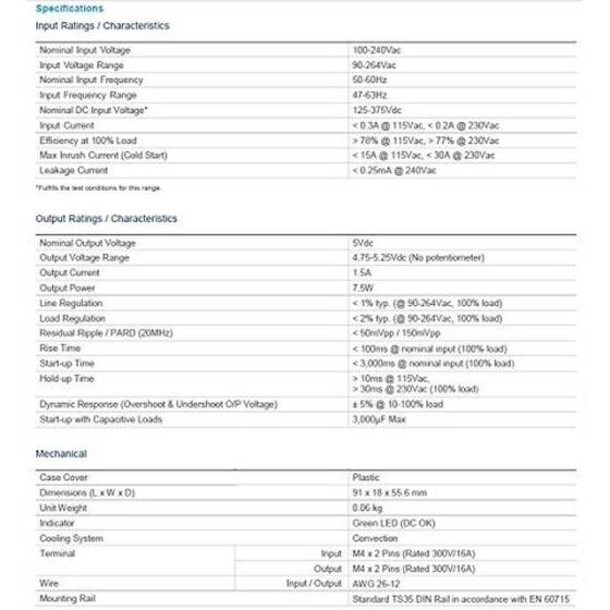 Orijinal Delta DRC-5V10W1AZ Kalıplı Kutu Yalıtımlı Kılavuz Rayı Anahtarlama Güç Kaynağı - 4