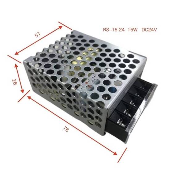 Orijinal Tayvan MEAN WELL RS-15-24 Güç Kaynağı - 3