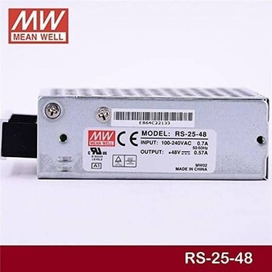 Orijinal Tayvan MEAN WELL RS-25-48 Güç Kaynağı - 3