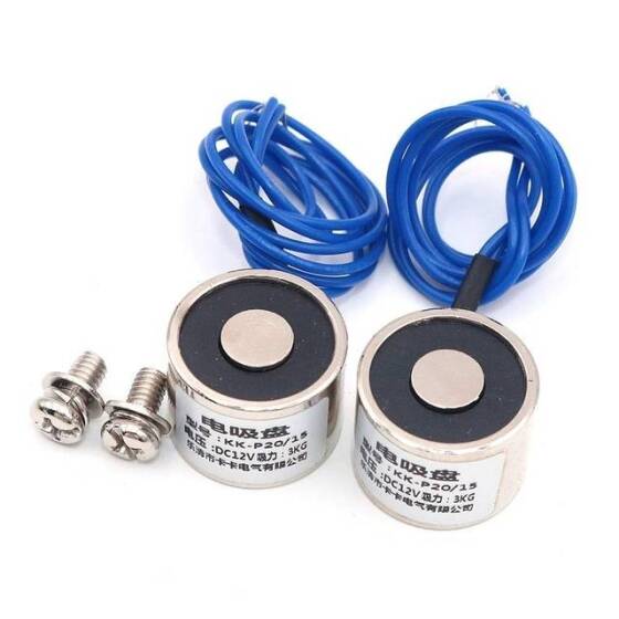 P20/15 24V DC Elektromıknatıs 3KG Tutma Gücü - 3