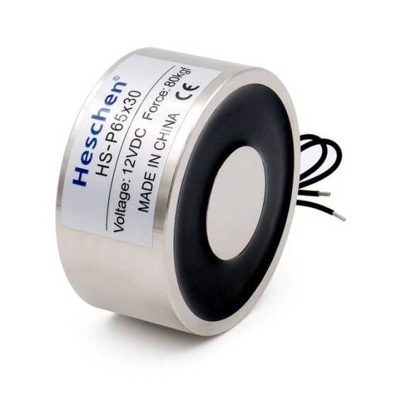 P25/11 12V DC Elektromıknatıs 5KG Tutma Gücü - 2