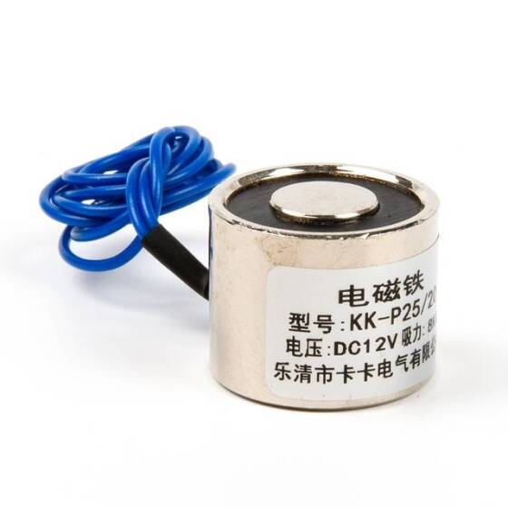 P25/20 12V DC Elektromıknatıs - 8 kg Tutma Kuvveti - 6