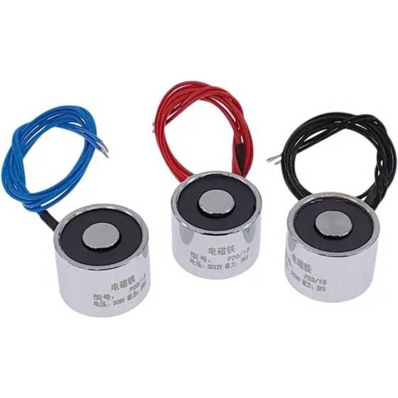 P34/25 3V DC Elektromıknatıs 25KG Tutma Gücü - 1