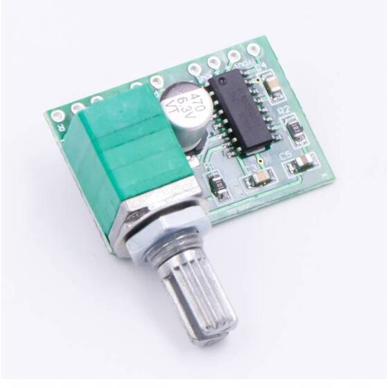 PAM8403 Mini 5V Ayarlı Dijital Amplifikatör Kartı (USB ile Güçlendirilebilir) - 10