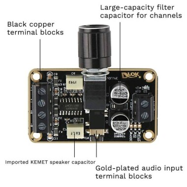 PAM8406 5W+5W Stereo Çift Kanallı Dijital Amplifikatör Kartı 5V D Amplifikatör - 2