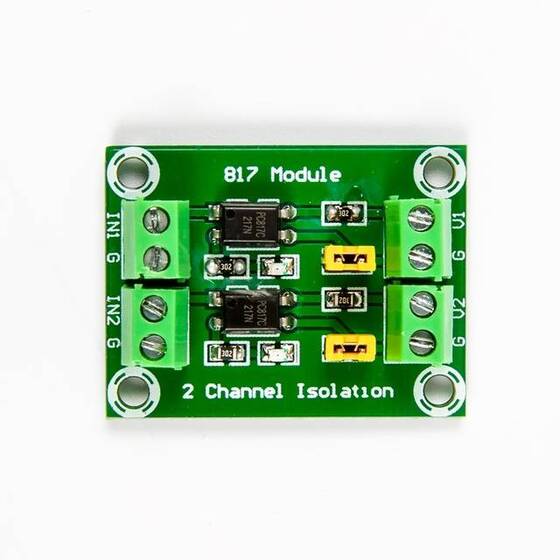 PC817 2 Kanallı Optokuplör İzolasyon Modülü - 1
