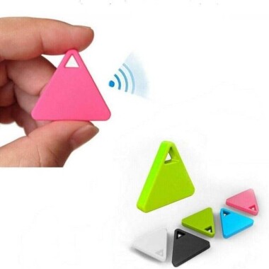 Pembe Üçgen Akıllı Mini GPS Cihazı Akıllı Takip Cihazı Bluetoothlu Su Geçirmez - 3