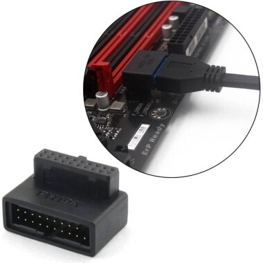 PH19A USB 3.0 19P20P Adaptör Siyah - 5