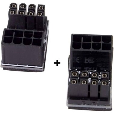 PH36B ATX 8 Pin Adaptör ATX 8 Pin Dişi 8 Pin Erkek 180 Derece Açılı Adaptör - 3