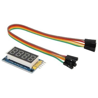 Pin 74HC595 Sürücülü 0.4 İnç 4-Bit Led Dijital Tüp Ekran Modülü - 2