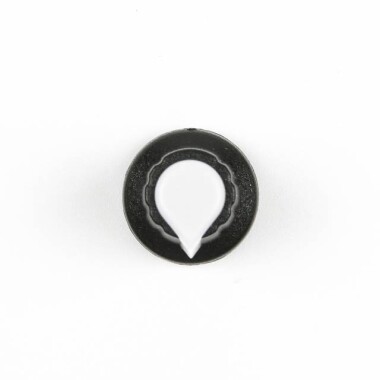 Potansiyometre Başlığı İç 6mm Dış 15mmx17mm Beyaz Renk - 6