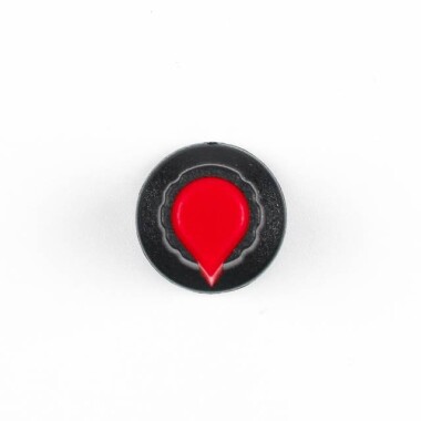 Potansiyometre Başlığı İç 6mm Dış 15mmx17mm Kırmızı Renk - 5