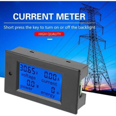 PZEM-031 DC6-5-100V 20A Dijital Ekran Çok Fonksiyonlu Gerilim Ve Akım Güç Ölçer - 5