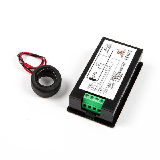 PZEM-061 AC80-260V 100A Yakın CT'li Gerilim Akım Watt Güç Enerji Ölçer - 10