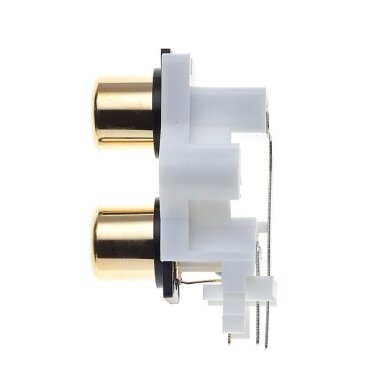 RCA-209 3.5mm Stereo RCA Jack Dişi - PCB Tip - 2