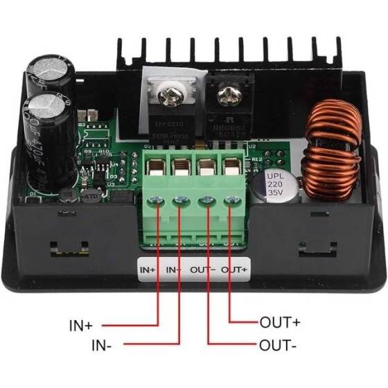 RD DPS5005 İletişim Sabiti DC-DC Gerilim Akım Kademeli Güç Kaynağı Modülü Buck Gerilim Dönüştürücü Voltmetre 50 V 5A - 2