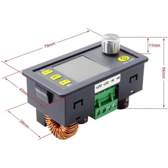 RD DPS8005 Programlanabilir Sabit Gerilim Akım Kademeli Güç Kaynağı Modülü Voltmetre Ampermetre Buck Dönüştürücü 80V 5A USB İletişim Kartı + Bluetooth Kartlı - 5