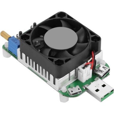 RD LD35 USB Arayüzü Elektronik Yük Direnci Deşarj Akü Testi LED Ekran Fan Ayarlanabilir Akım Gerilimi 5A 35W - 2