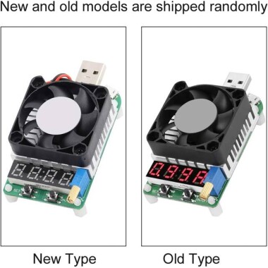 RD LD35 USB Arayüzü Elektronik Yük Direnci Deşarj Akü Testi LED Ekran Fan Ayarlanabilir Akım Gerilimi 5A 35W - 3